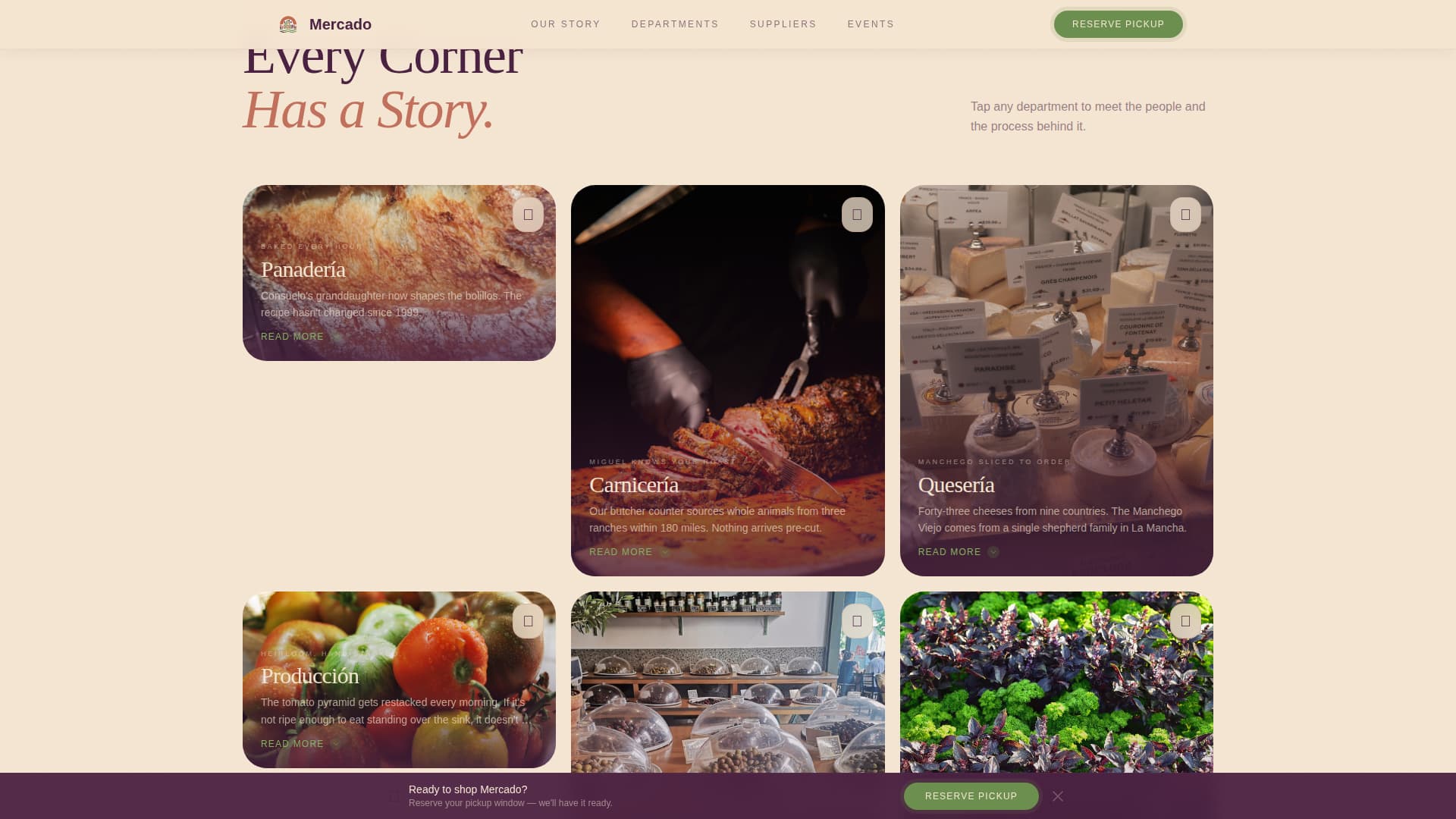 Grocery & Food Retail Professional Website Template