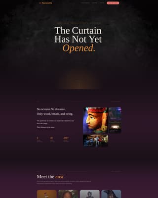 Theater & Performing Arts Booking Website Template