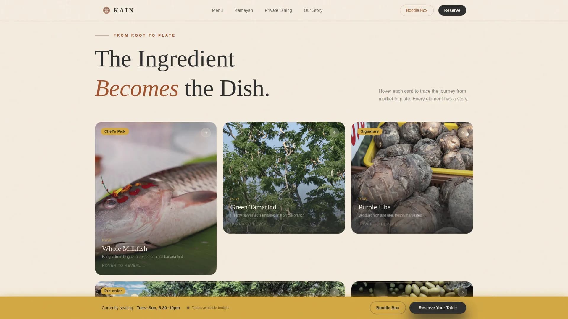 Certified Regional & Ethnic Restaurant Appointment Booking Website Template