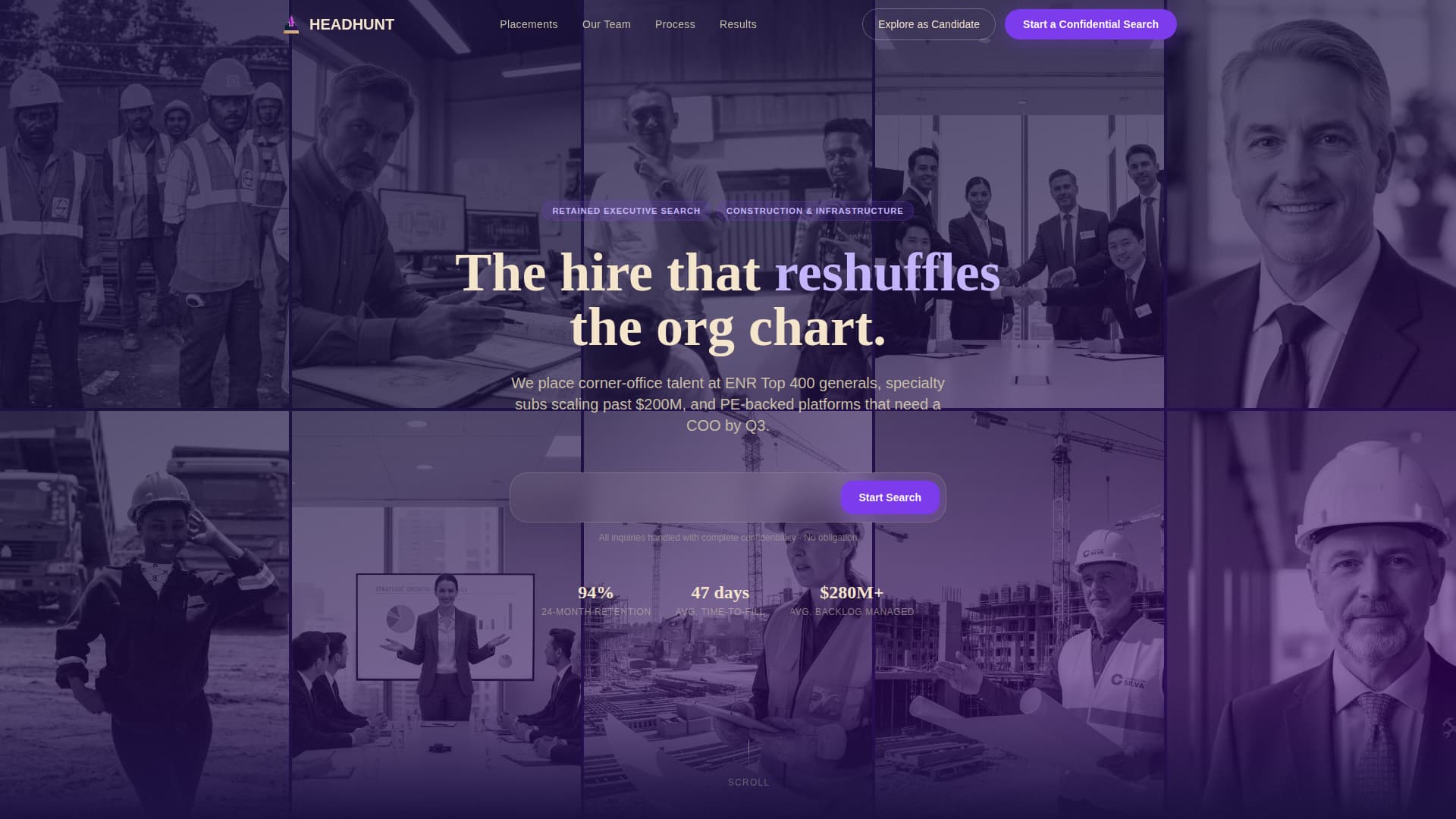 Recruitment & Hiring Portfolio Website Template