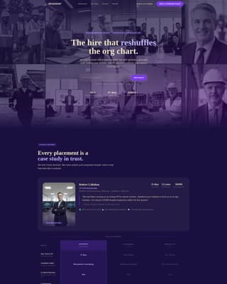 Recruitment & Hiring Portfolio Website Template