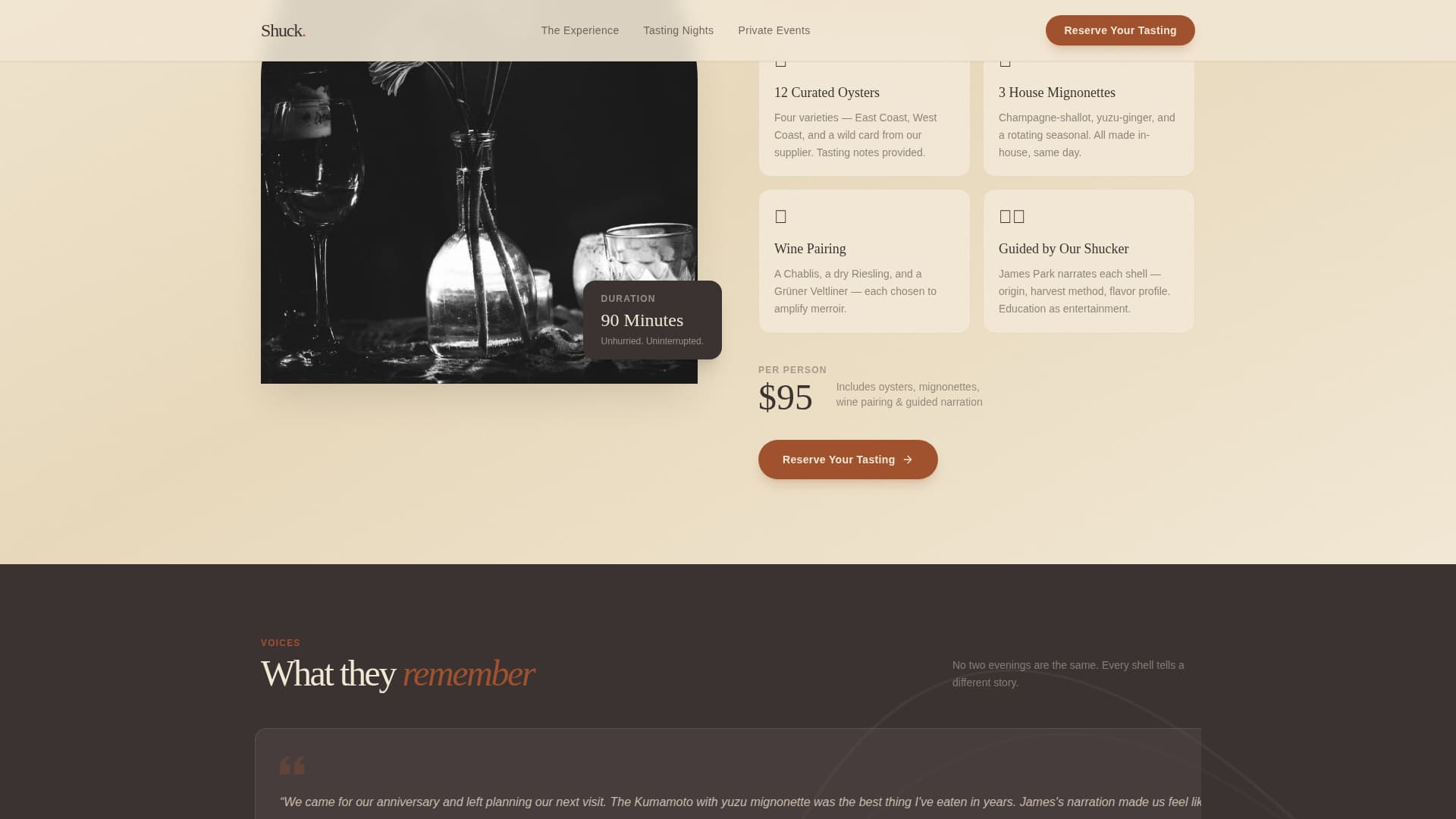 Meat & Seafood Professional Website Template