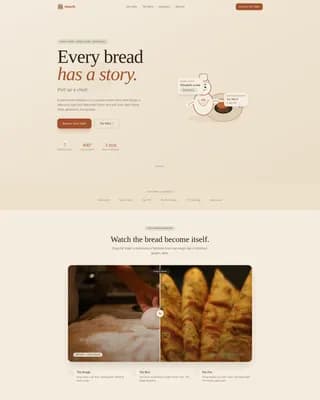 Regional & Specialty Restaurant Booking Website Template