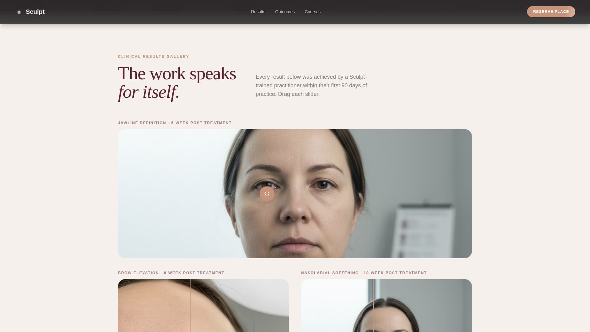 Specialty Beauty Treatments Careers Website Template