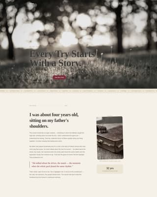 Sports Blog Pre-Launch Website Template