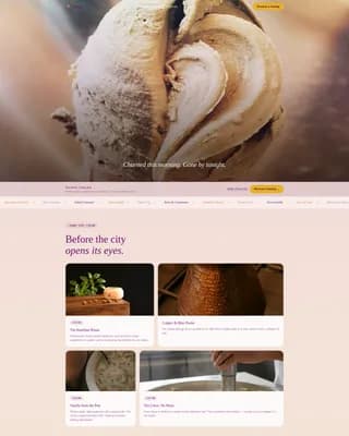 Dairy & Cheese Professional Website Template