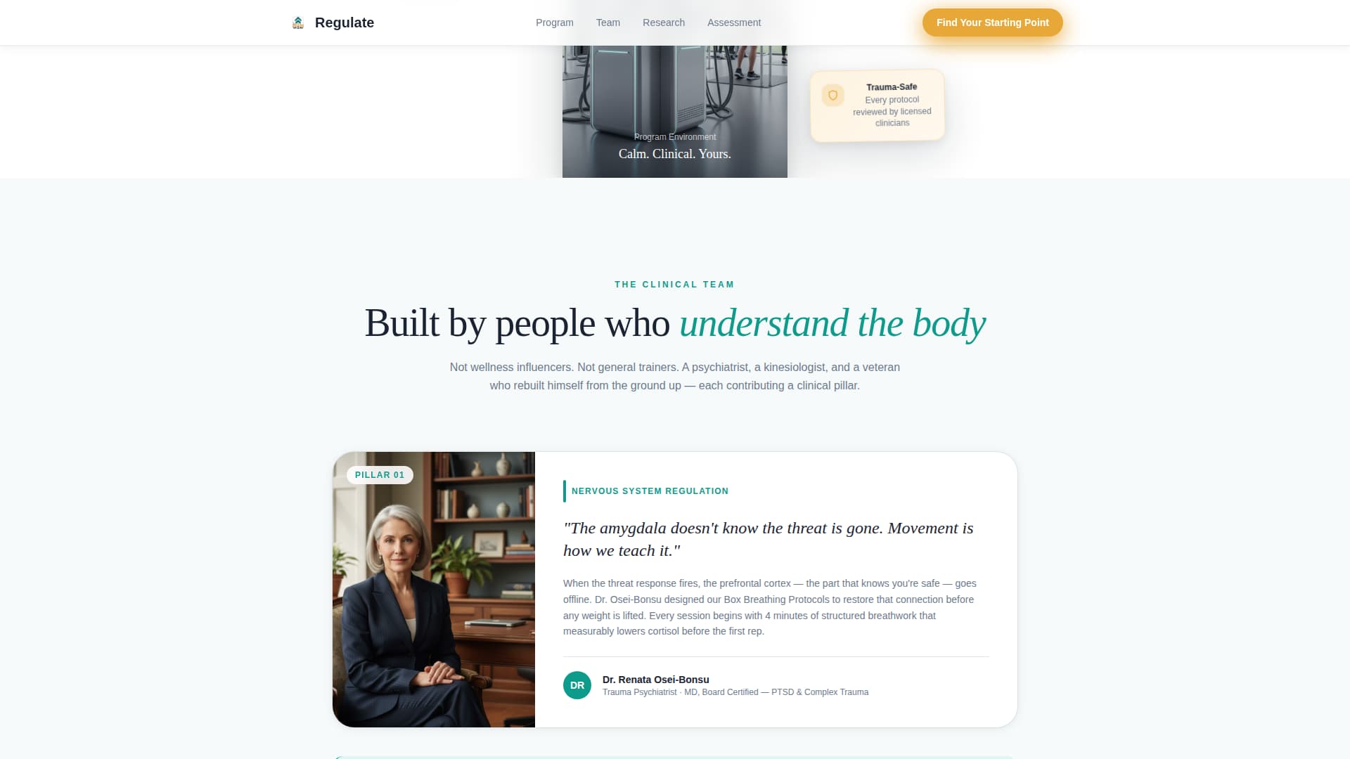 PTSD Care Reviews Website Template