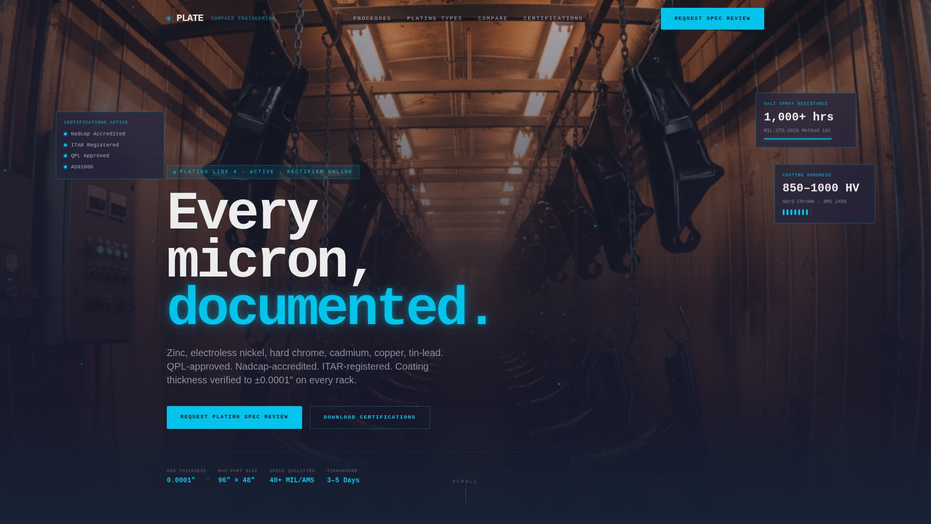Energy Manufacturing Maintenance Website Template
