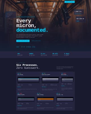 Energy Manufacturing Maintenance Website Template