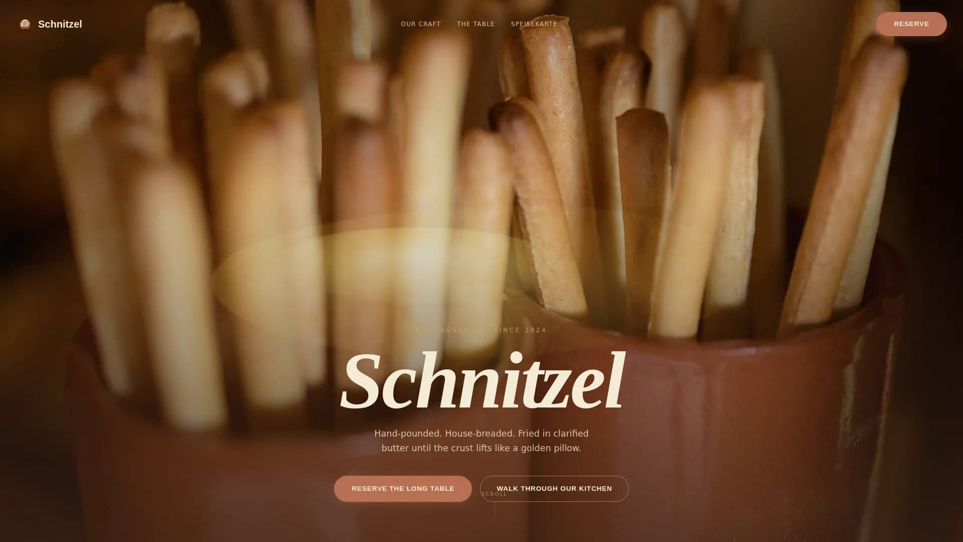 European Specialty Dining Professional Website Template