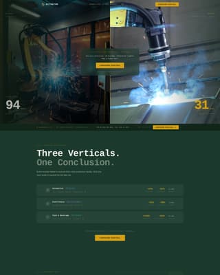Robotics & Automation Cost Calculator Website Template