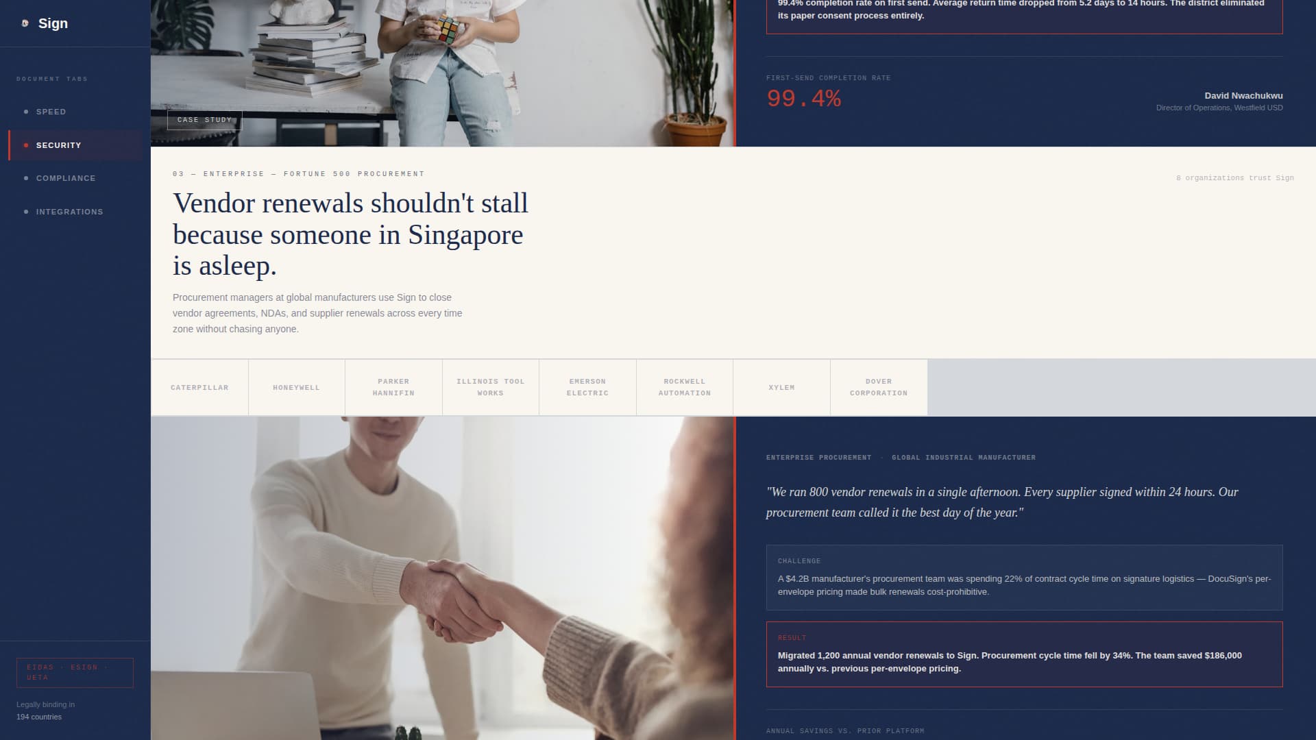 LegalTech & Compliance Software Education Website Template