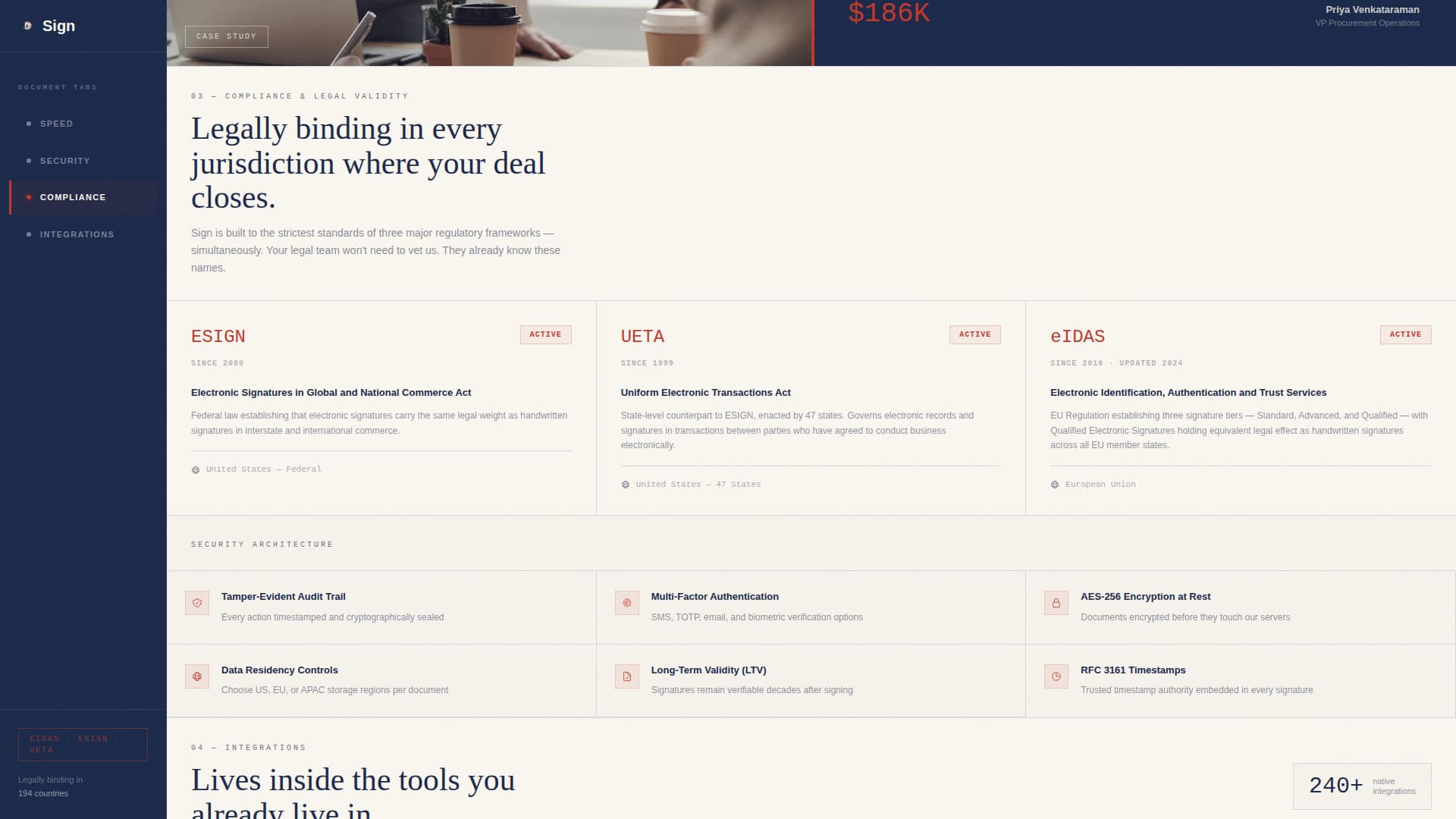 LegalTech & Compliance Software Education Website Template