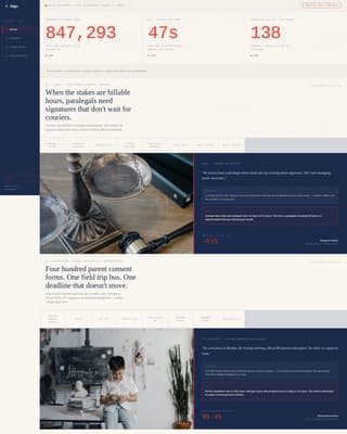 LegalTech & Compliance Software Education Website Template