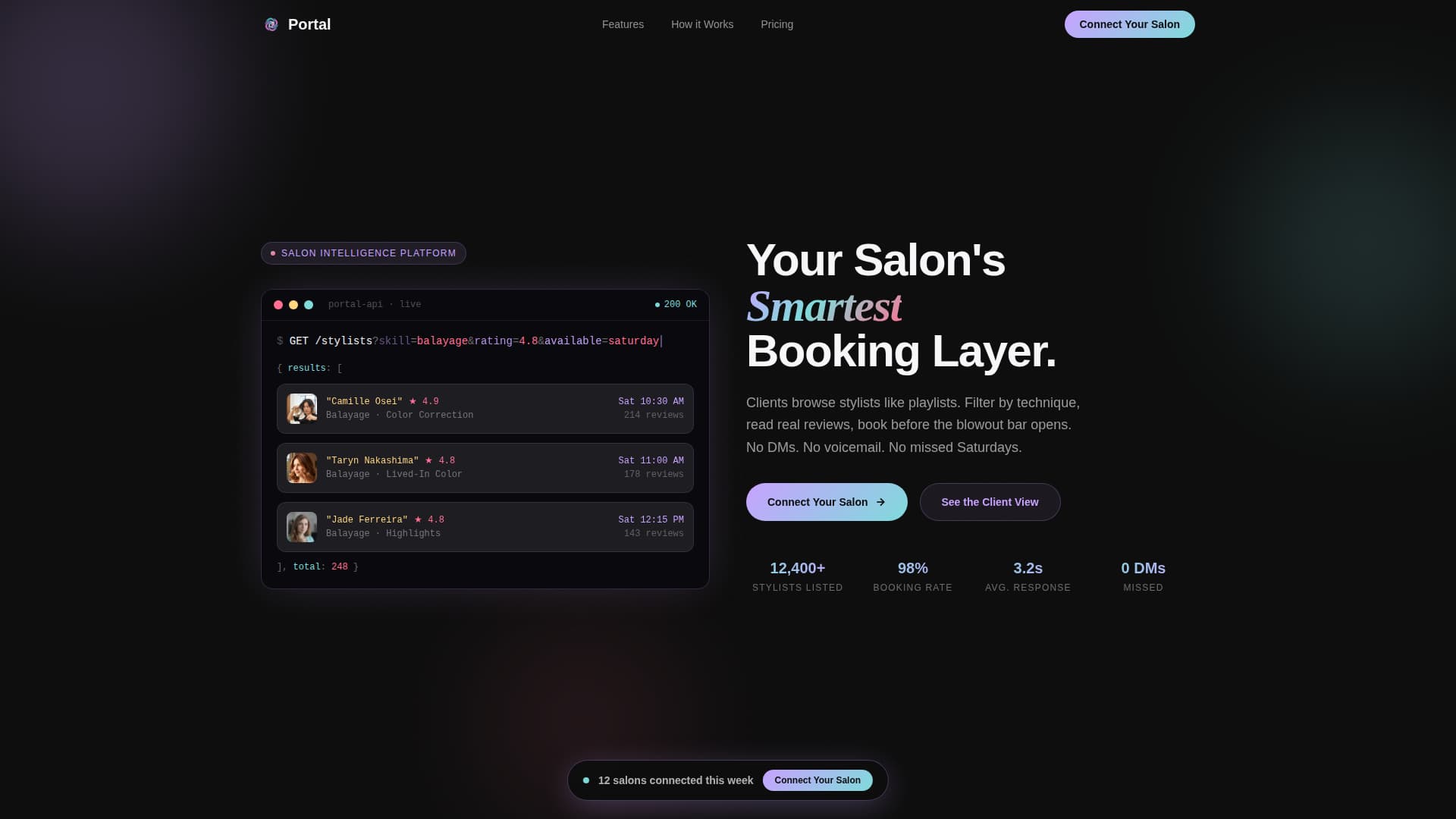 Beauty & Salon Software & SaaS Reviews Website Template