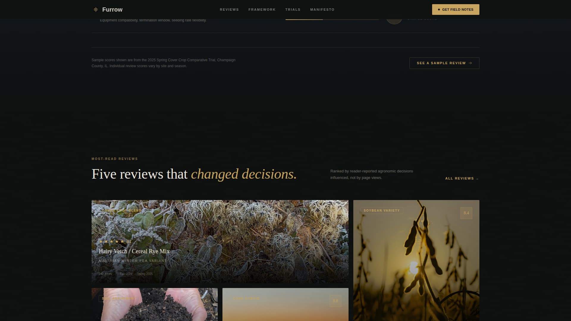 Agriculture Blog & Media Reviews Website Template