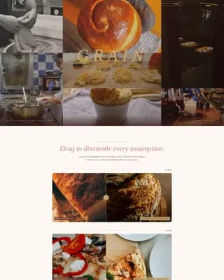 Starch — Elevated Specialty Dining Landing Page Template