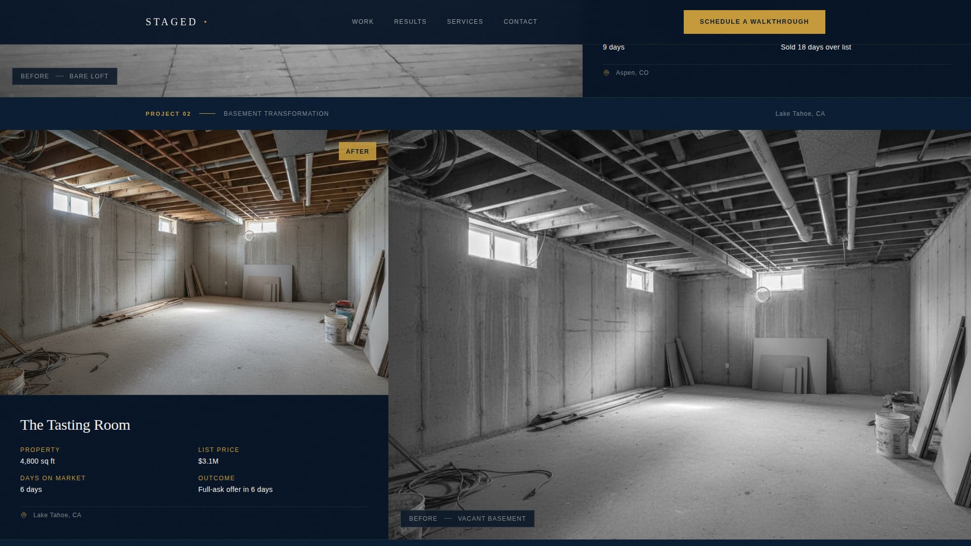 Mountain Property Real Estate Portfolio Website Template
