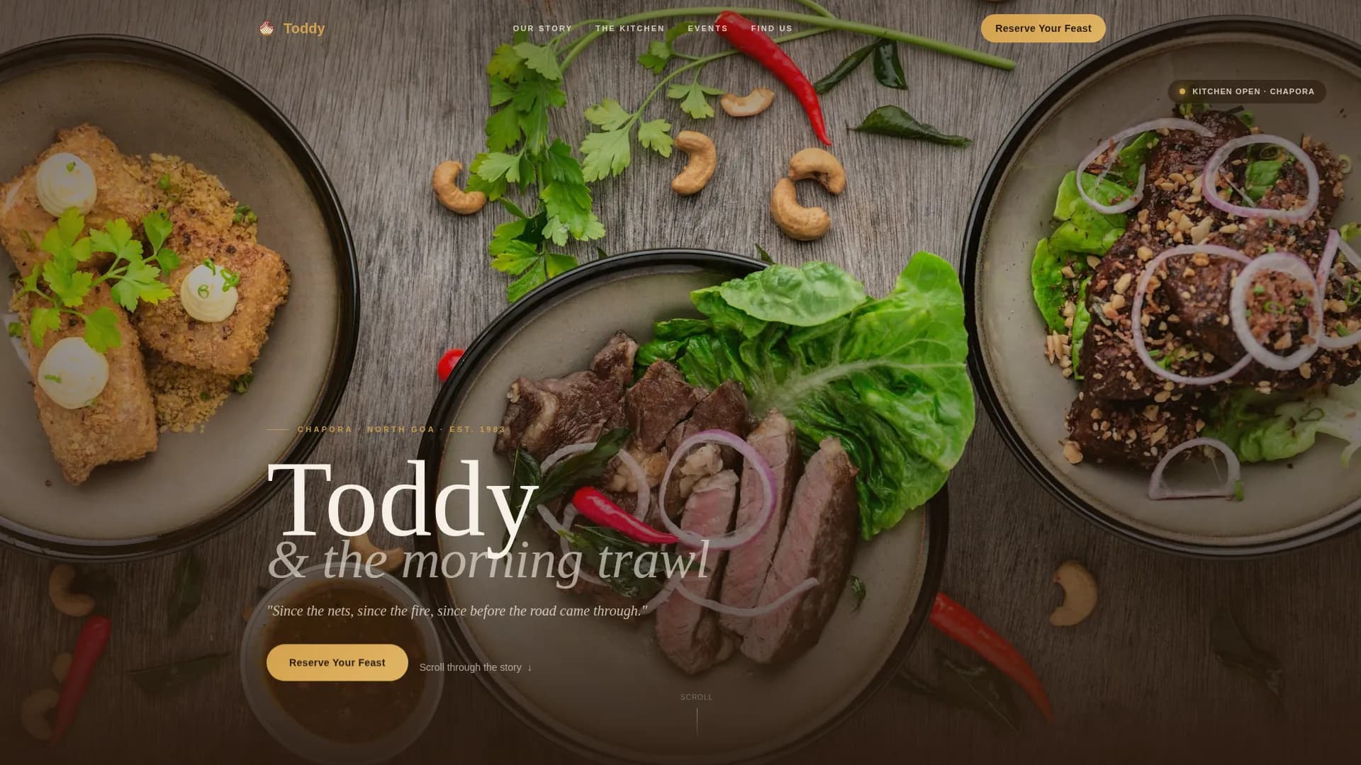 Regional & Specialty Restaurant Professional Website Template