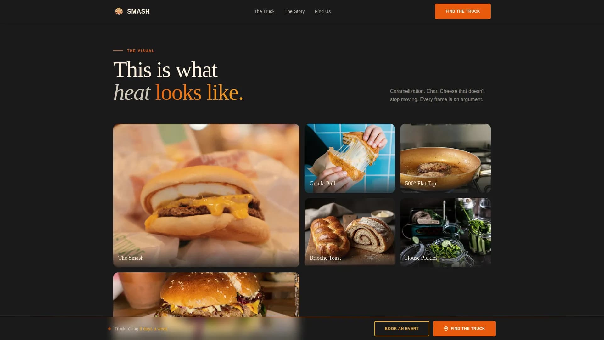 Smash — Gourmet Burger Experience Landing Page Template