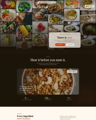 Regional & Specialty Restaurant Advanced Professional Website Template