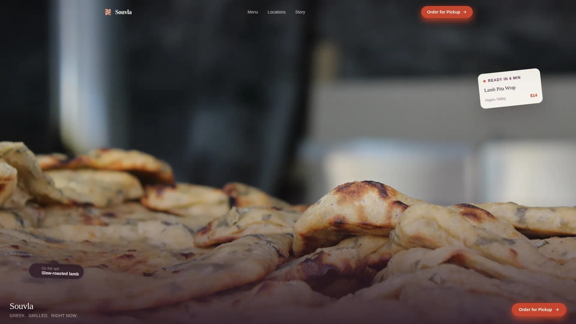 Greek Dining Professional Website Template