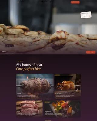 Greek Dining Professional Website Template