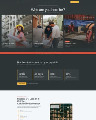 Recruitment & Hiring Booking Website Template