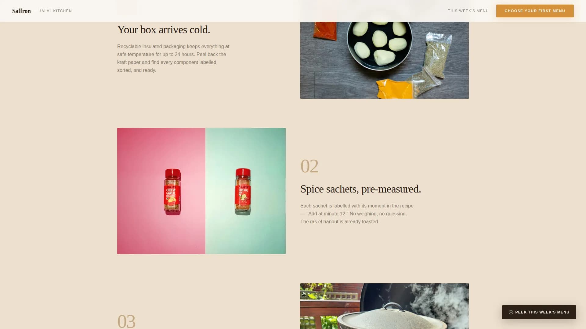 Halal Food & Dining Blog Website Template