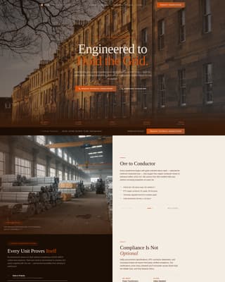 Renewable Energy Components Privacy Policy Website Template