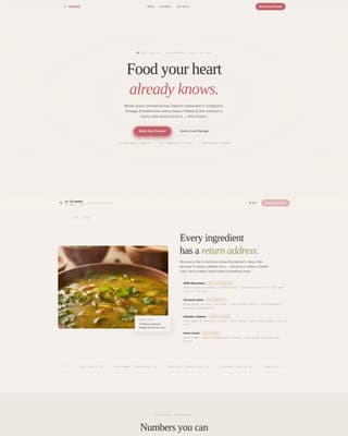 Hearth - Nourishing Hearthealthy Landing Page Template