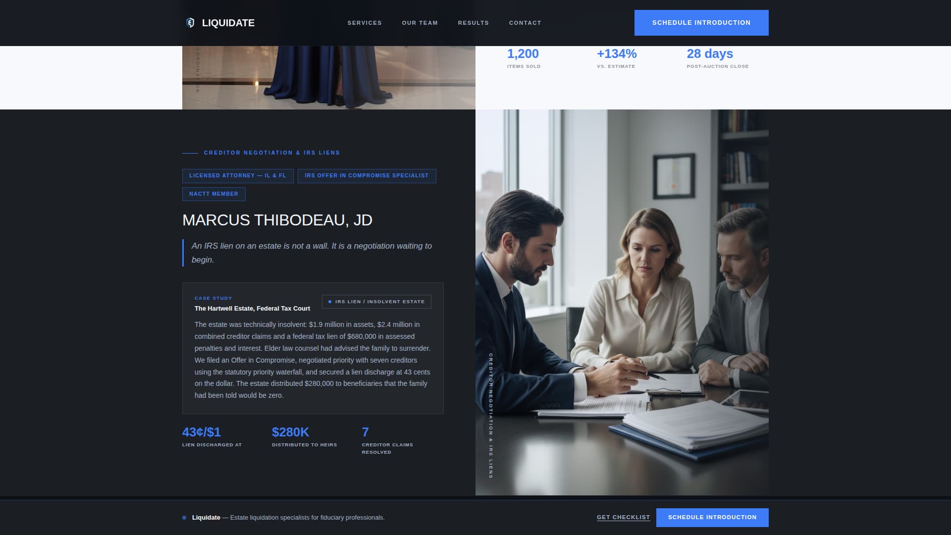 Specialty Consulting Professional Website Template