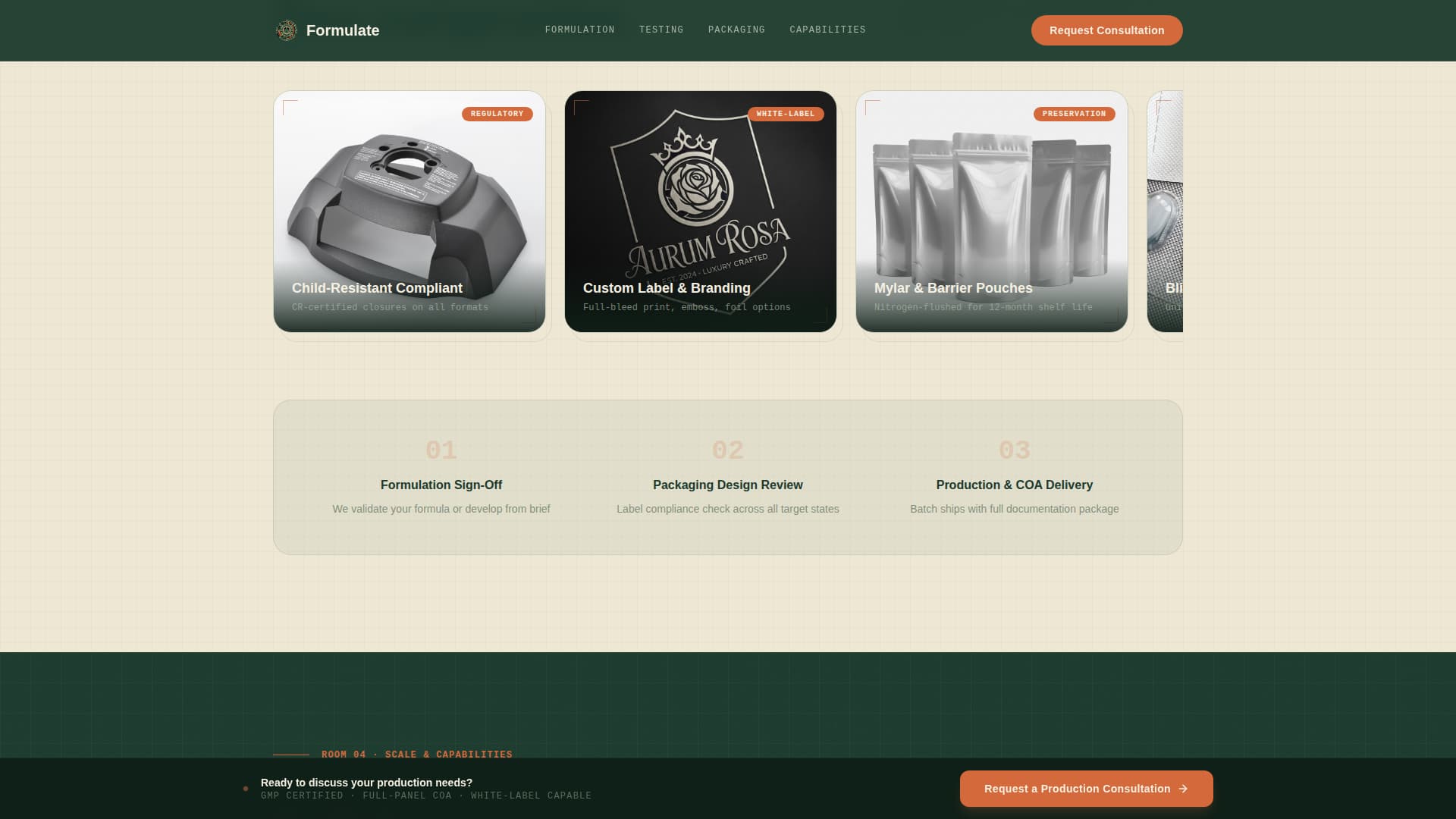 Cannabis Cultivation & Production Professional Website Template