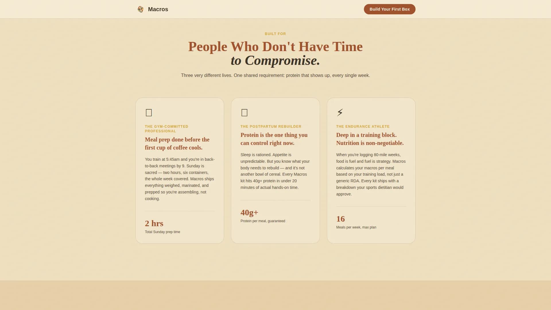 High-Protein Food & Dining Advanced Professional Website Template