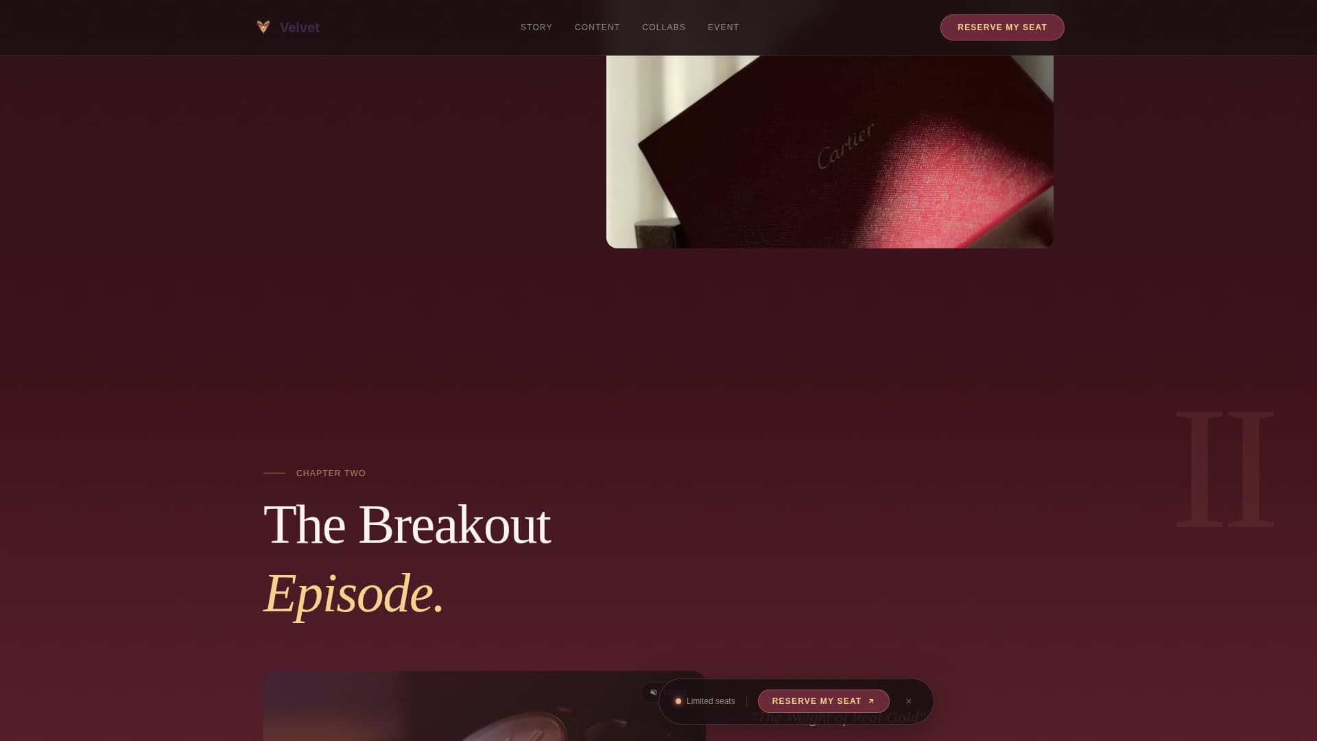 Content Creator Reviews Website Template