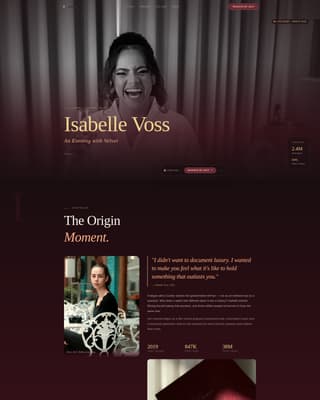 Content Creator Reviews Website Template