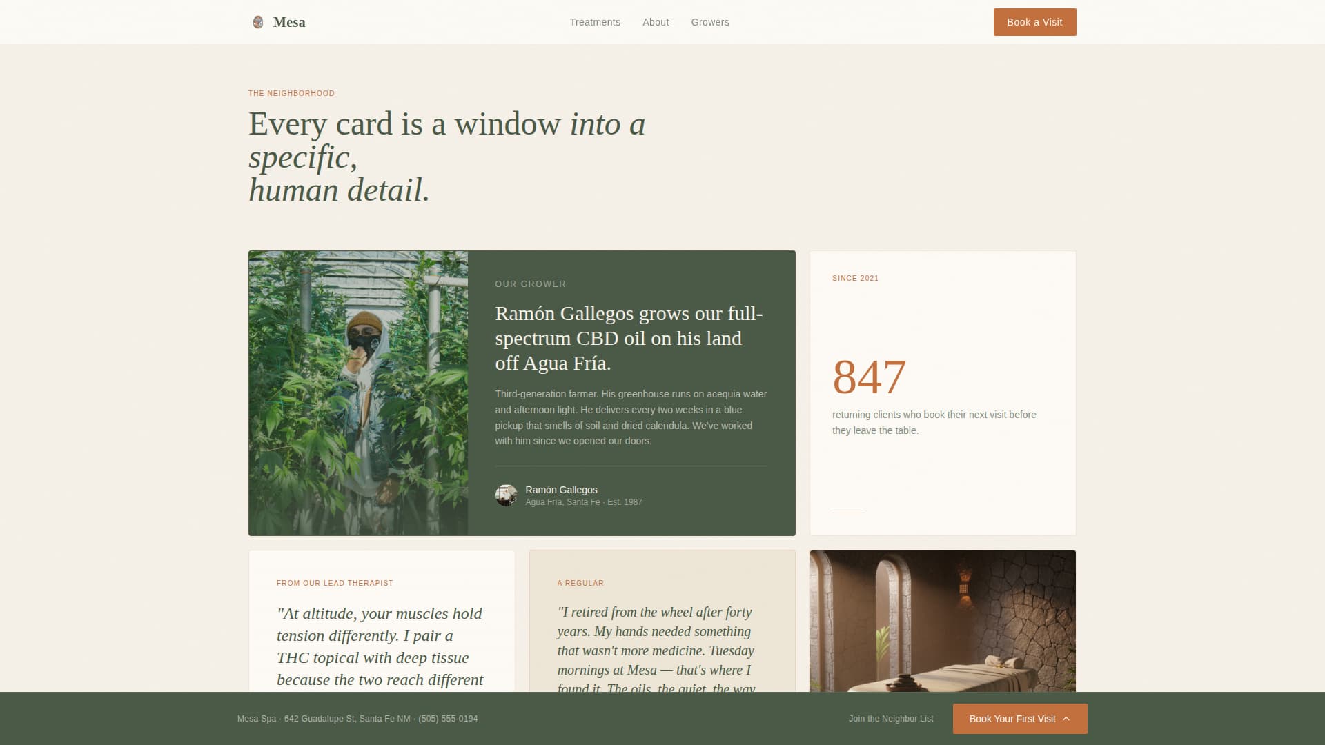 Cannabis Industry Booking Website Template