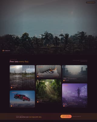 Composite - Cinematic VFX Landing Page Template
