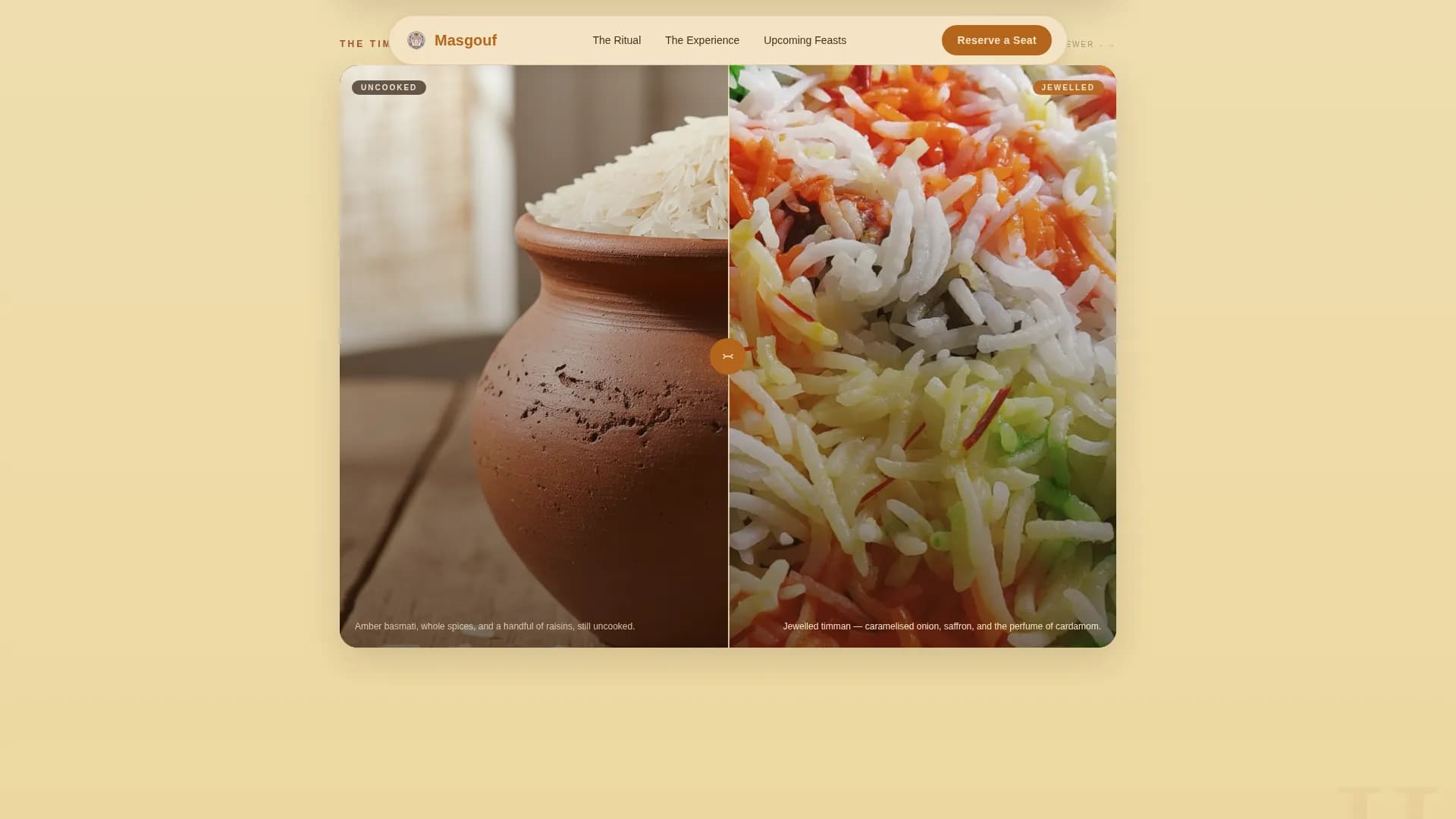 Middle Eastern Cuisine & Dining Certified Professional Website Template