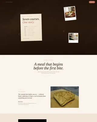 Saffron — Elevated Italian Culinary Landing Page Template