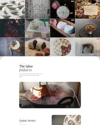 Specialist Chocolate & Confectionery Portfolio & Case Study Website Template