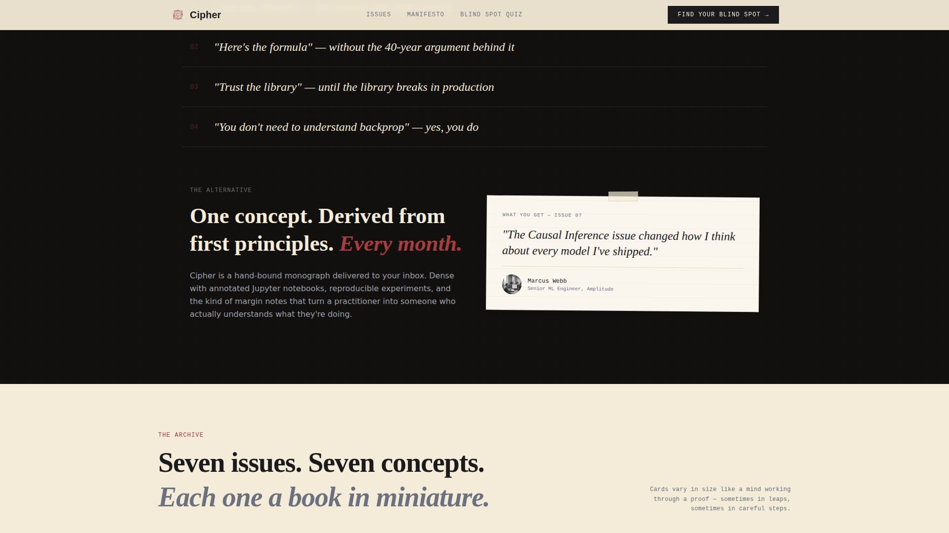 Data Science Newsletter Blog Website Template