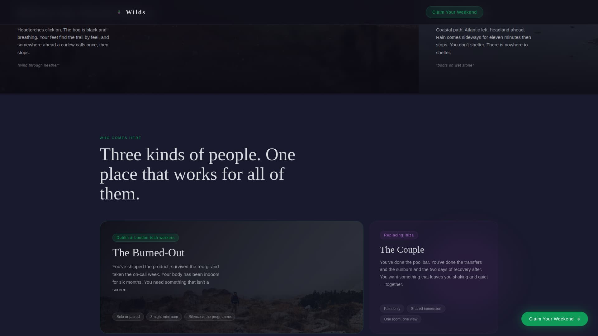 Ireland Travel Booking Website Template