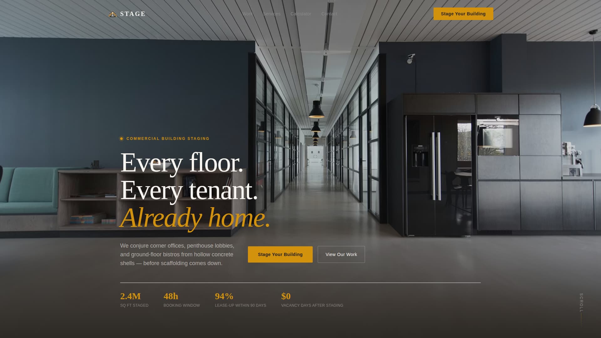 Mixed-Use Building Real Estate Booking Website Template