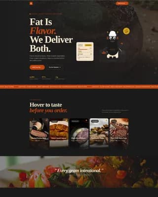 Malai — Handcrafted Kulfi And Falooda Shop Landing Page Template