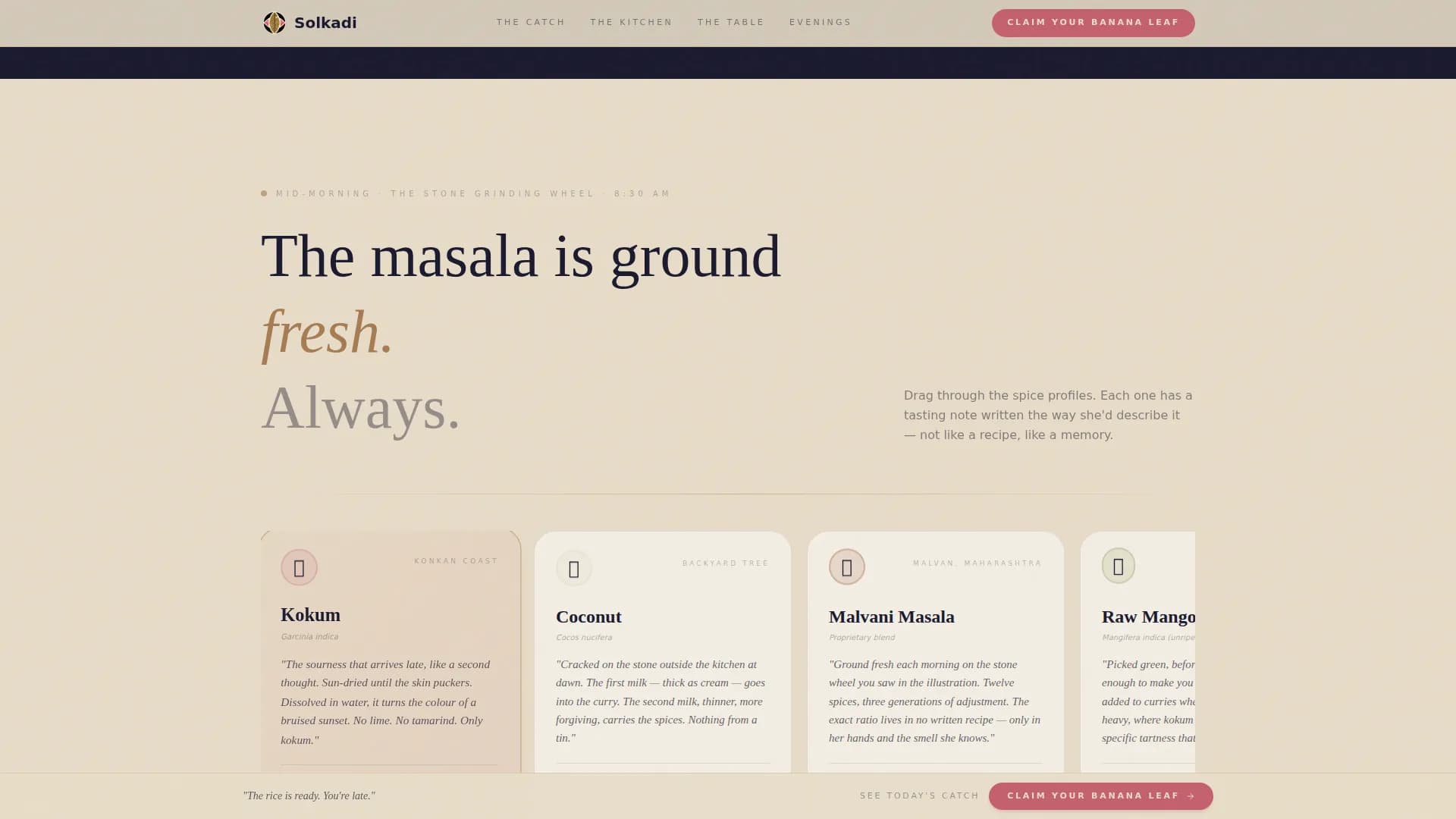 Regional & Specialty Restaurant Appointment Booking Website Template
