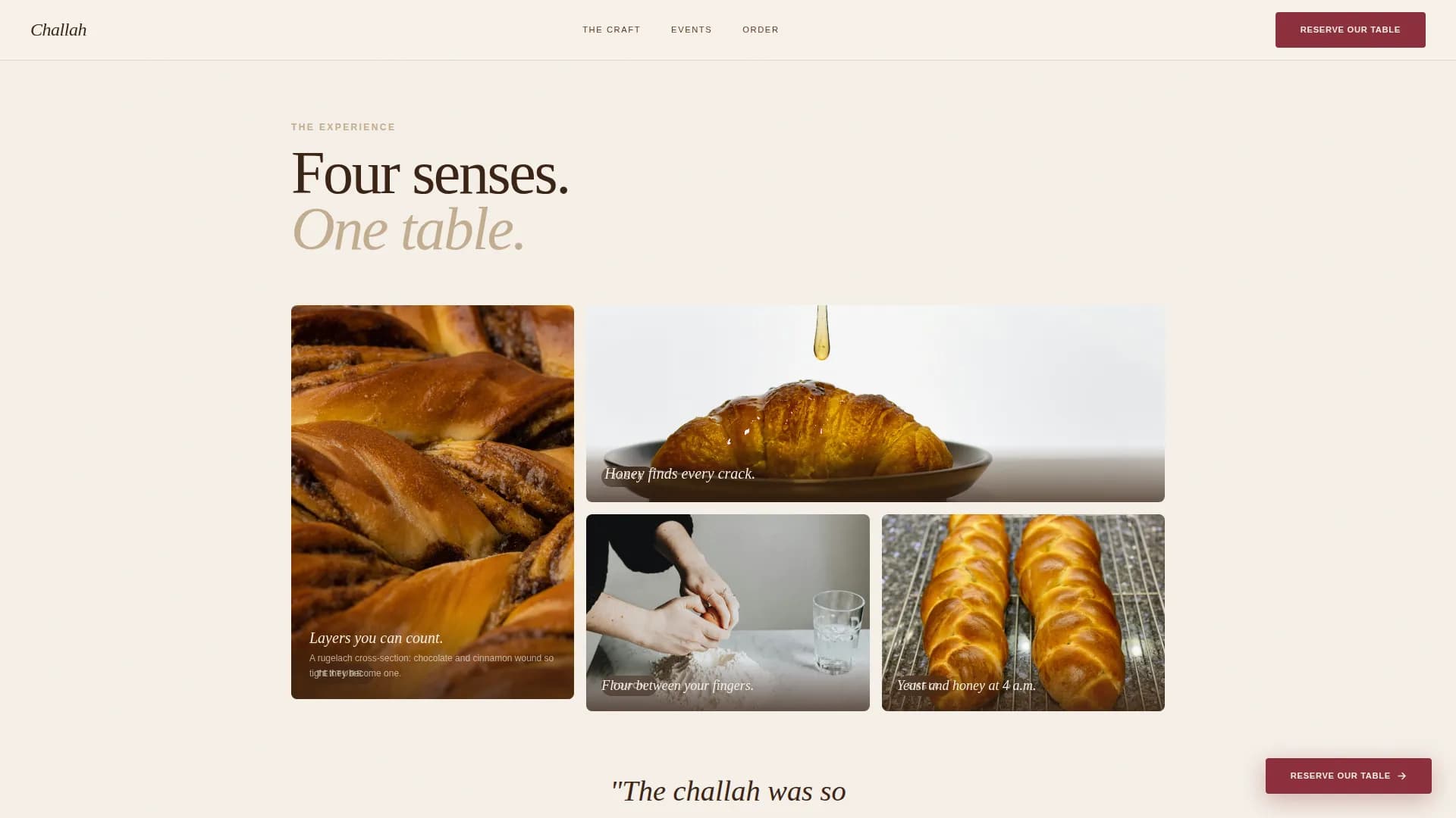 Specialist Kosher Food & Dining Professional Website Template