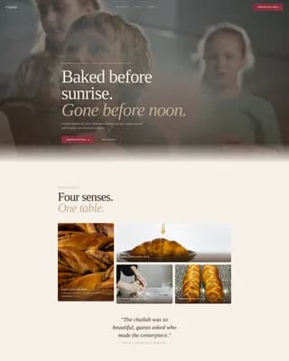 Specialist Kosher Food & Dining Professional Website Template