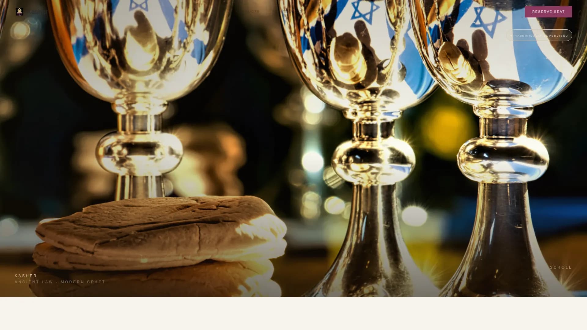 Complete Kosher Food & Dining Professional Website Template