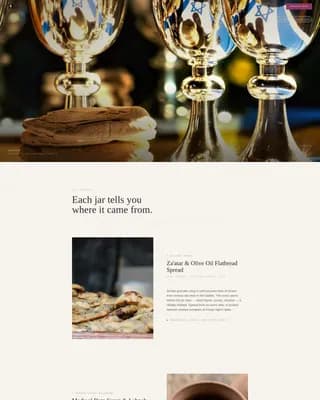 Complete Kosher Food & Dining Professional Website Template
